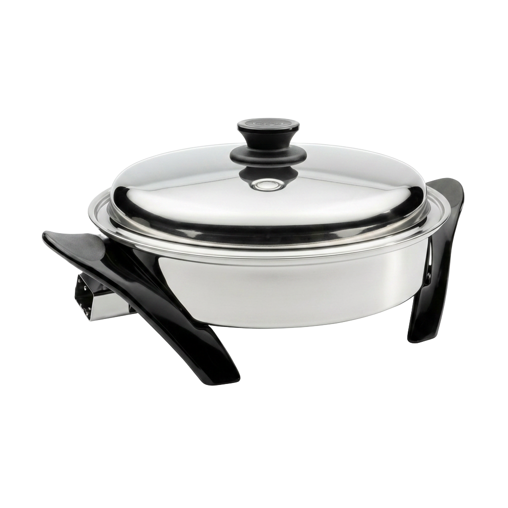 12 in. (30.5cm) Electric Oil Core Skillet with Cover